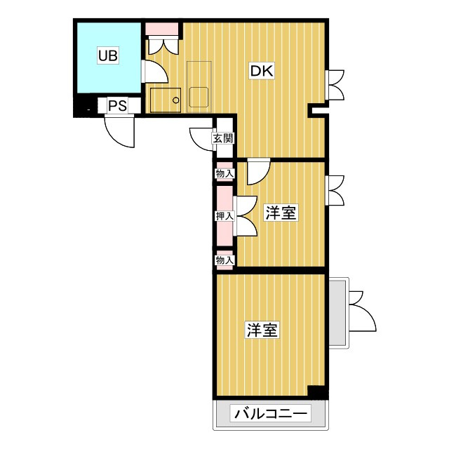 コーポKENの間取り
