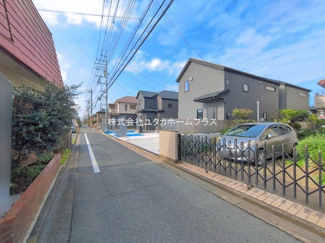 【前面道路含む現地写真】 | 立川市栄町2丁目　新築戸建　【全4棟】