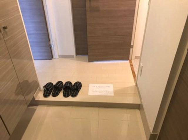 グランディール本町西の玄関|ゆったりとした玄関です