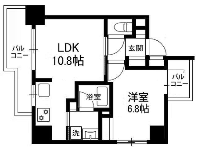 グランディール本町西の間取り