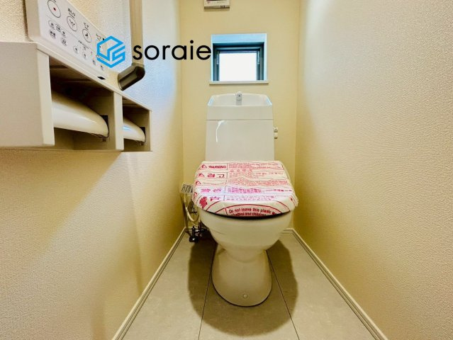 所沢市緑町7期全1棟　新築戸建　ハートフルタウンのトイレ|令和8年4月27日撮影。