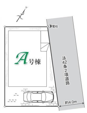 所沢市緑町7期全1棟　新築戸建　ハートフルタウンの区画図|令和8年4月27日撮影。