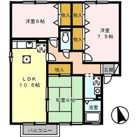 あかり　A棟の間取り