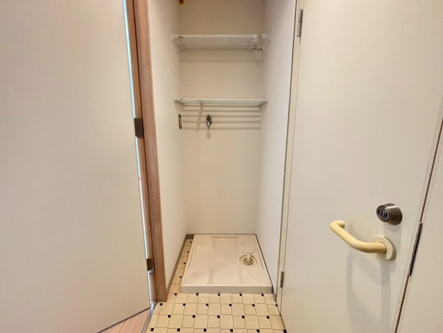 ワンズの洗面所|洗濯機置場です