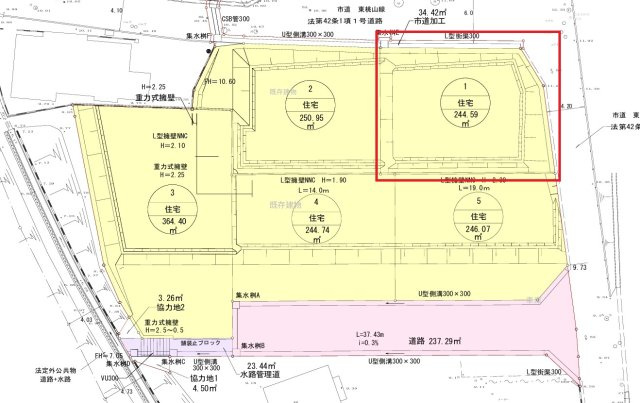 HT小串の区画図
