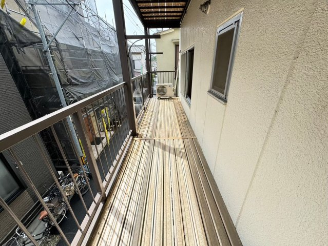 シャンブル天神町のバルコニー