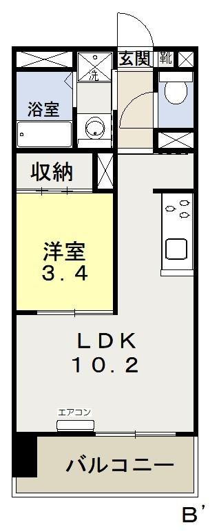 福富グリーンマンションの間取り