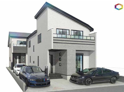 【外観パース】 | 浦安市海楽１丁目新築分譲住宅