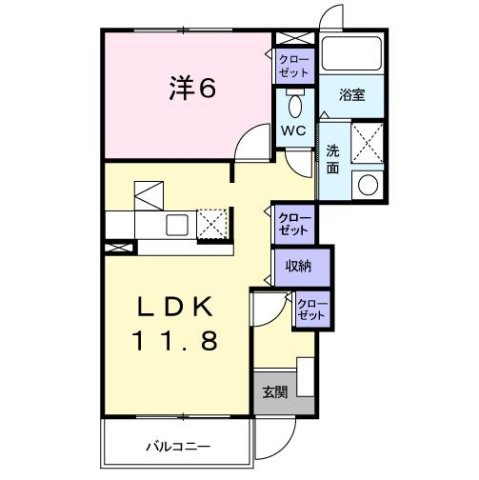ガレリア２０　Ⅱの間取り