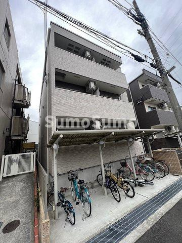 フジパレス阪急園田駅東Ⅱ番館の外観|外観は落ち着いています