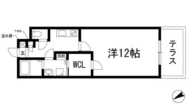 【間取り】 | ルクラージュ花屋敷
