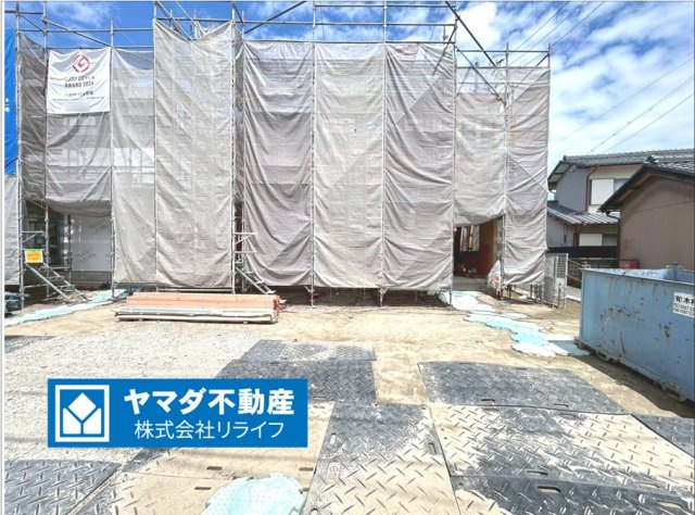 ブルーミングガーデン　一宮市玉野　全3区画分譲の外観|「現地（2026年5月7」日）撮影」　
■外観写真　
■ヤマダ不動産　株式会社リライフ　