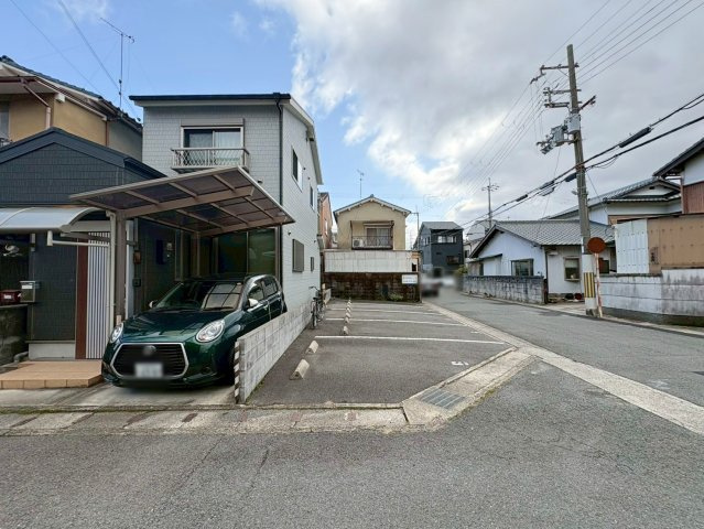 東野竹田　建築条件無土地の前面道路含む現地写真|前道見通し良好！比較的車通りが少ない為、お車駐車時の切り返しなども安心ですね♪（R8.3撮影）