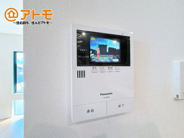【セキュリティ】 | 沼津市岡宮　新築一戸建て　5号棟 | TVモニター付きインターホンは防犯性に優れています！