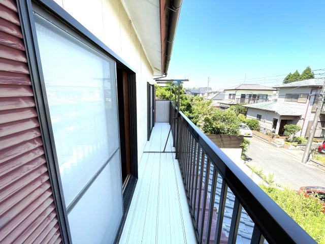 南飯塚462邸のバルコニー
