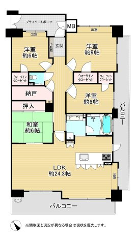 【間取り】 | フローレンス大手町グランドアーク（A-23）