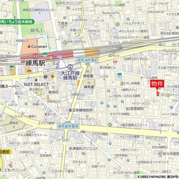 Ｄ’ｓ　ＶＡＲＩＥ練馬レジデンスの地図