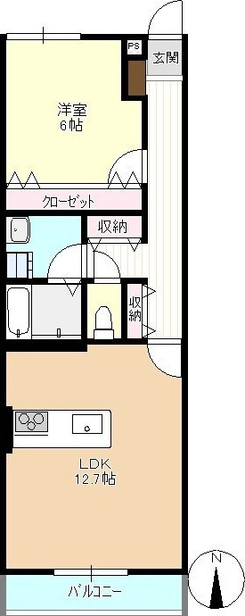 アルカンジュ高柳西町の間取り