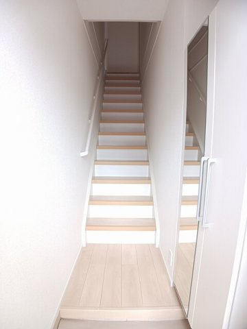 プラシード坂本Ａの玄関|落ち着いた玄関です
