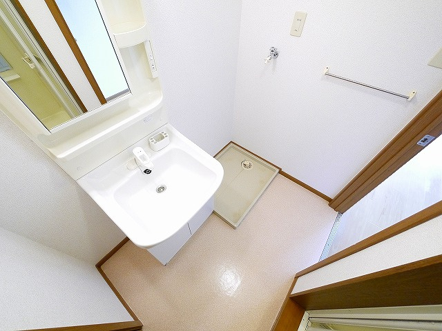 ヴェルドミールⅠの洗面所|使いやすい洗面所です