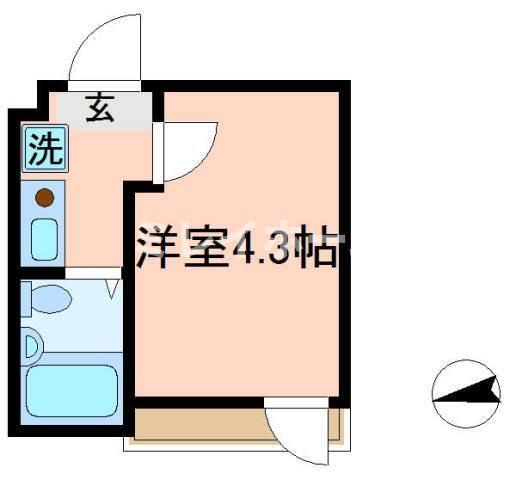イルビラージュ蒲田の間取り
