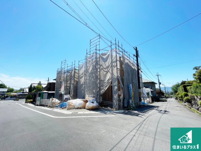 宇治市木幡御蔵山　第1期　新築一戸建ての外観|現在の進捗状況です！順調に作業進行中、完成が待ち遠しいです！詳細の間取り等、お気軽にお問い合わせください！