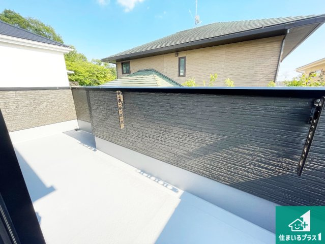 ★29(土)30(日)現地見学可能！★宇治市木幡御蔵山　全3邸のバルコニー|日当たりのよいバルコニー！お部屋が開放的に！