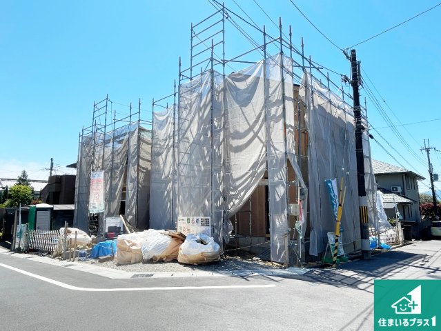 宇治市木幡御蔵山　第1期　新築一戸建ての外観|現在の進捗状況です！順調に作業進行中、完成が待ち遠しいです！詳細の間取り等、お気軽にお問い合わせください！