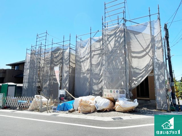 宇治市木幡御蔵山　第1期　新築一戸建ての外観|現在建築中！落ち着いた街並みで新生活を始めることが出来そう！周辺の物件も併せてご紹介させて頂きます！