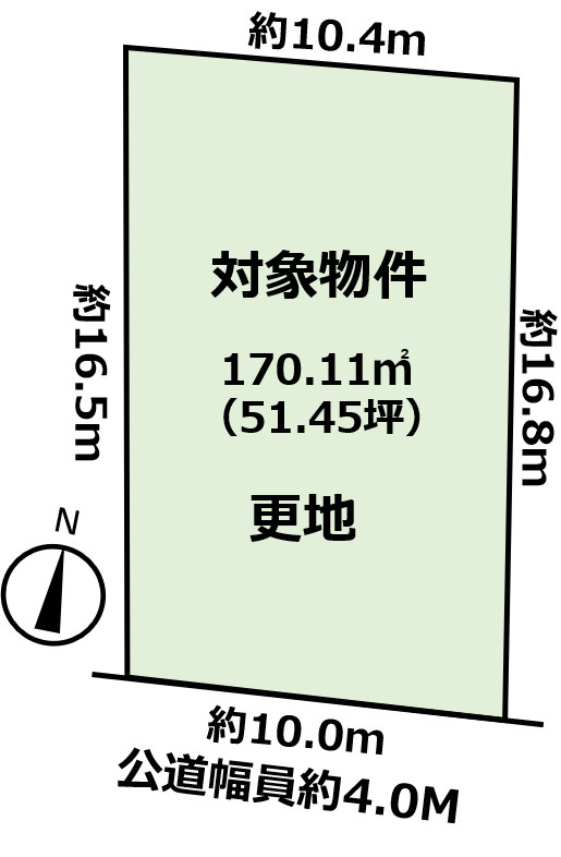 豊田市市木町谷耳太土地の土地図