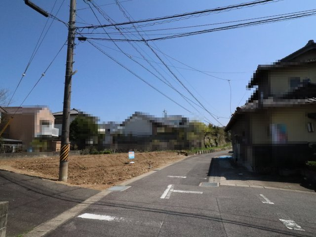 豊田市市木町谷耳太土地の前面道路含む現地写真