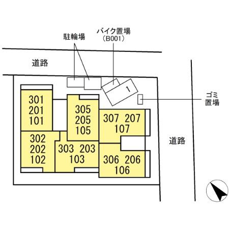 D Paina 登戸Ⅱの区画図