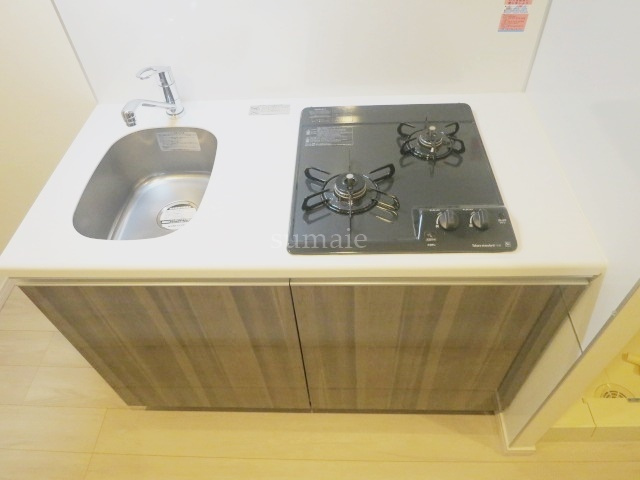 N-stage AkabaneShimoのキッチン|2口ガスコンロのキッチンです！