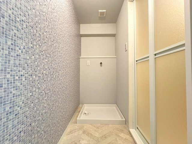 ◆７階三方角住戸につき陽当たり・通風・眺望良好◆全居室窓あり◆ヴェルドミール栗東の洗面所|洗濯機置き場