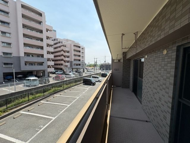 福岡市東区土井２丁目の賃貸マンションのバルコニー