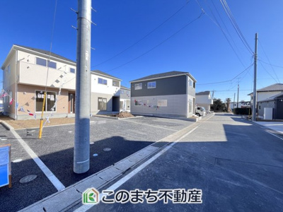 【前面道路含む現地写真】 | CRADLEGARDEN結城市結城第43Ⅱ期　2号棟