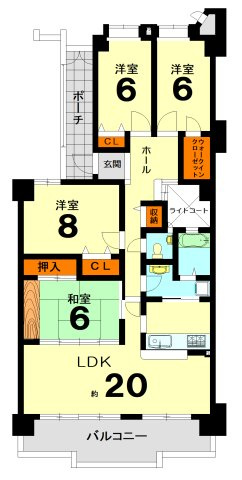 【間取り】 | サンシティ桂坂ロイヤル参番館