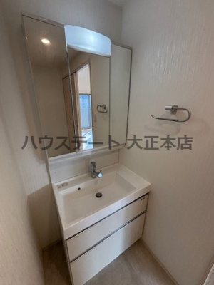 【独立洗面台】 | プレジオ難波WEST 仲介手数料無料