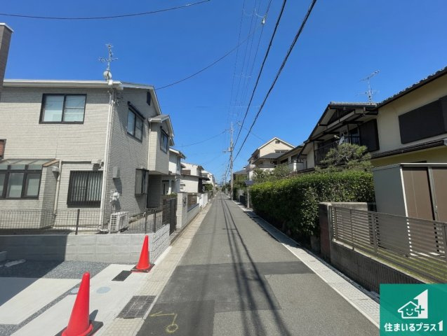宇治市五ケ庄一里塚　第1期　新築一戸建ての前面道路含む現地写真|安心の10年保証！外観を美しく保ち、雨水で汚れを落とします！気になることがありましたら、お気軽にお問い合わせください！