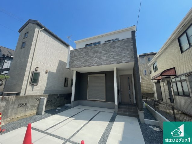 宇治市五ケ庄一里塚　第1期　新築一戸建ての外観|お客様に長く安心して住んでいだだける事にこだわった家づくり！住んでからのアフターサービスにもしっかりと取り組んでいます！