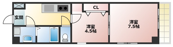 【間取り】 | センターポイント吉志部