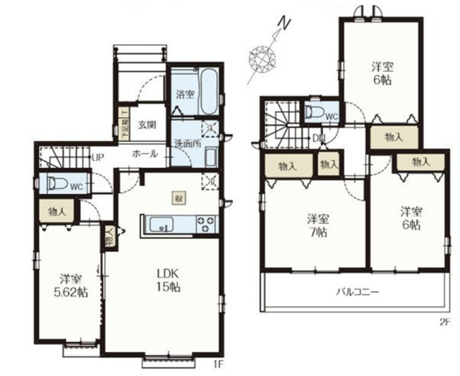 【間取り】 | 北本市宮内2期〈2工期〉　新築戸建　全9棟　K号棟