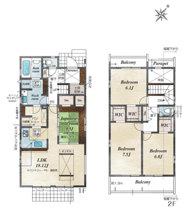 習志野市藤崎三丁目　新築分譲住宅３号棟