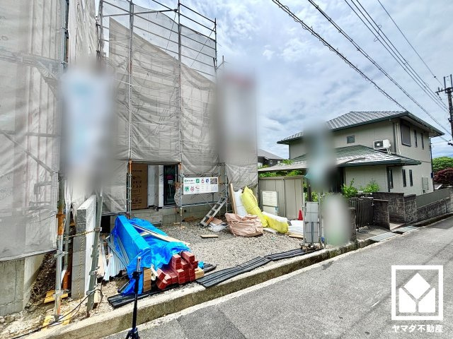 宇治市木幡御蔵山　01期　1号棟の前面道路含む現地写真|5月23日　現地写真更新