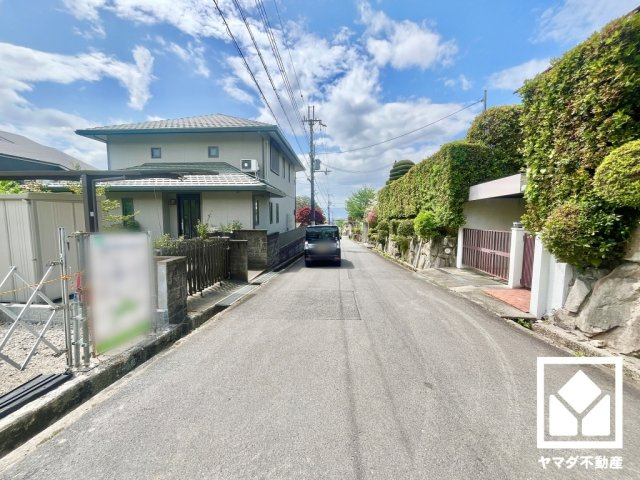 宇治市木幡御蔵山　01期　1号棟の前面道路含む現地写真|4月20日　現地写真更新