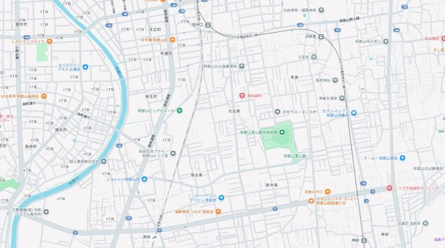 和歌山市北出島　第1期　新築一戸建ての地図
