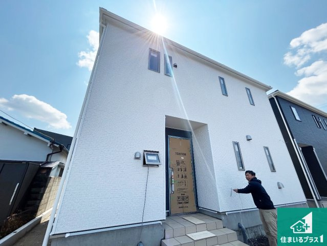 和歌山市北出島　第1期　新築一戸建ての外観|周辺は落ち着いた街並みの住宅地！子育てがしやすい住環境です！まだ未完成ですが、現地でしかわからない事もございます。是非一度ご覧ください。
