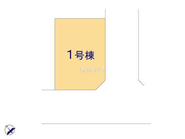 戸建 所沢市榎町の区画図