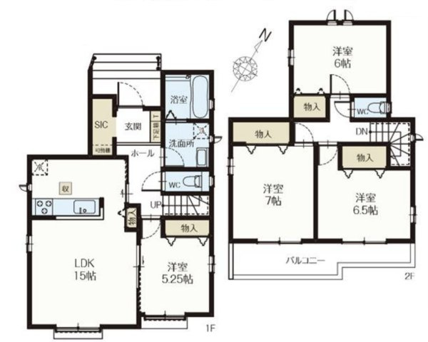 【間取り】 | 北本市宮内2期〈2工期〉　新築戸建　全9棟　L号棟