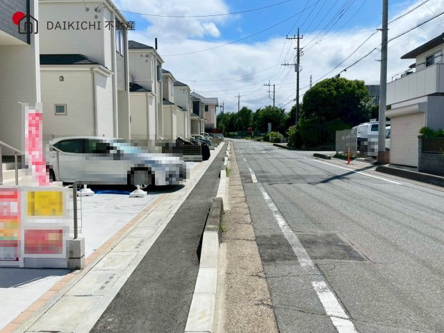 【前面道路含む現地写真】 | 北本市宮内2期〈2工期〉　新築戸建　全9棟　L号棟